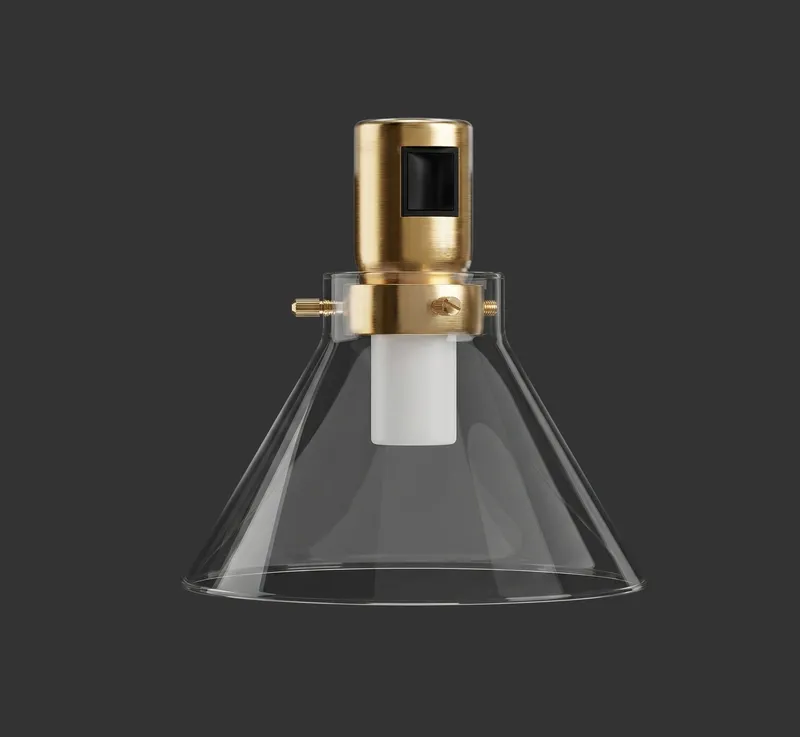 Theron Geometric Track — Glass Cone