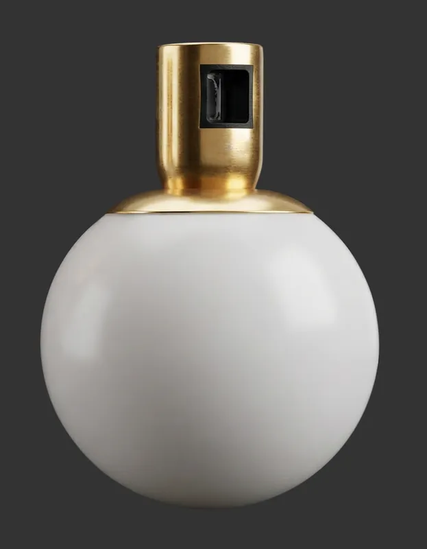 Theron Geometric Track — Opal Globe