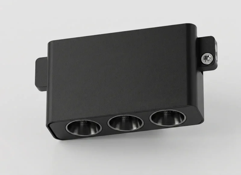 Tizrah 5mm Magnetic Track — Three-Head Block